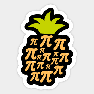 pi pine apple Sticker